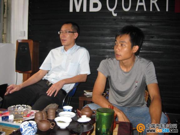 广州鼎声总经理林嘉鼎（左）与广州鼎声副总经理李康银