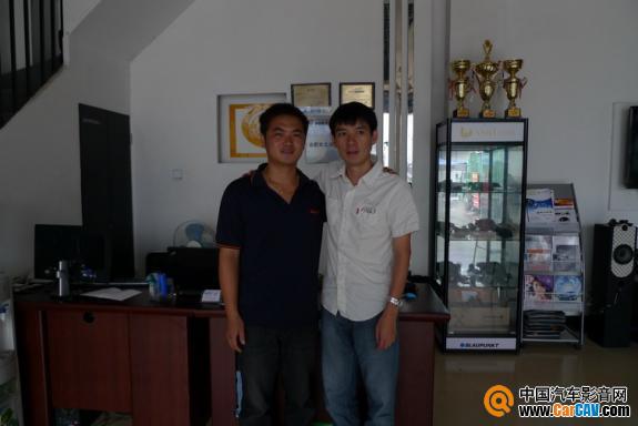 合肥车之港总经理张丹锋和CarCAV运营总监阿锦