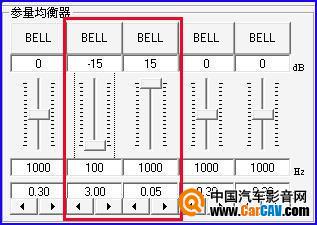 5段参量均衡器